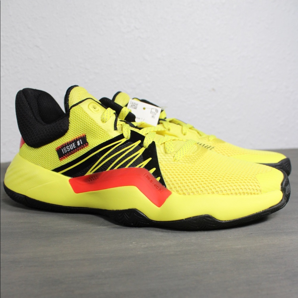 Adidas D.O.N. Issue #1 Shoes Yellow Black Women sizes